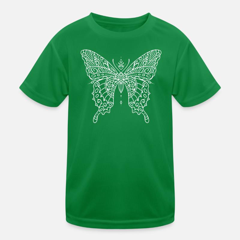 Conception de papillon T-shirt sport Enfant