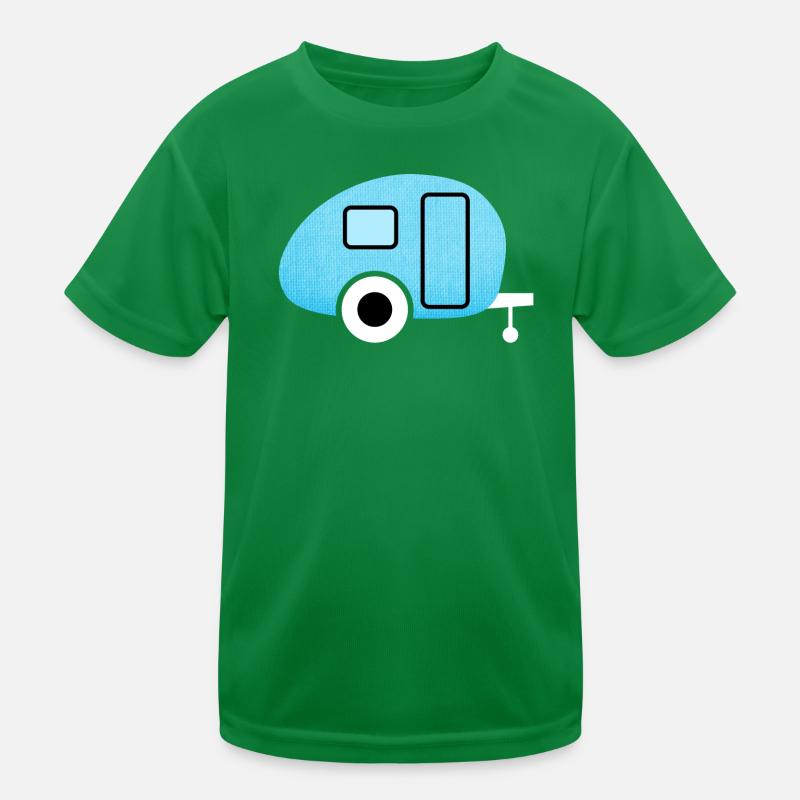 Caravan Caravan Canvas Linen Camping Camper Kids Functional T-Shirt