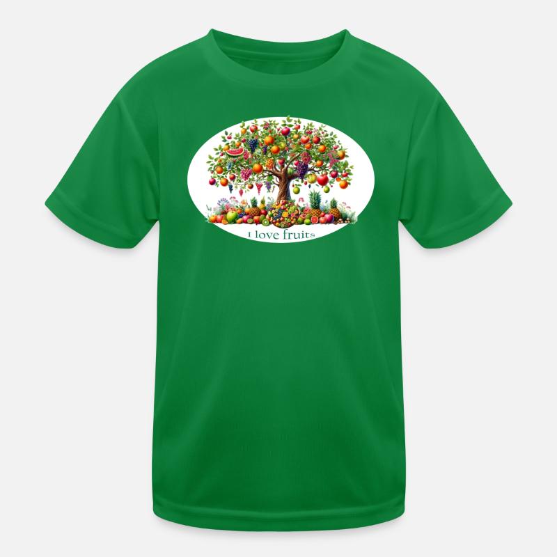 Obstbaum der Liebe Kinder Funktions-T-Shirt