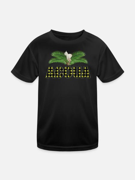 ACOUA - Kinder Funktions-T-Shirt - Schwarz