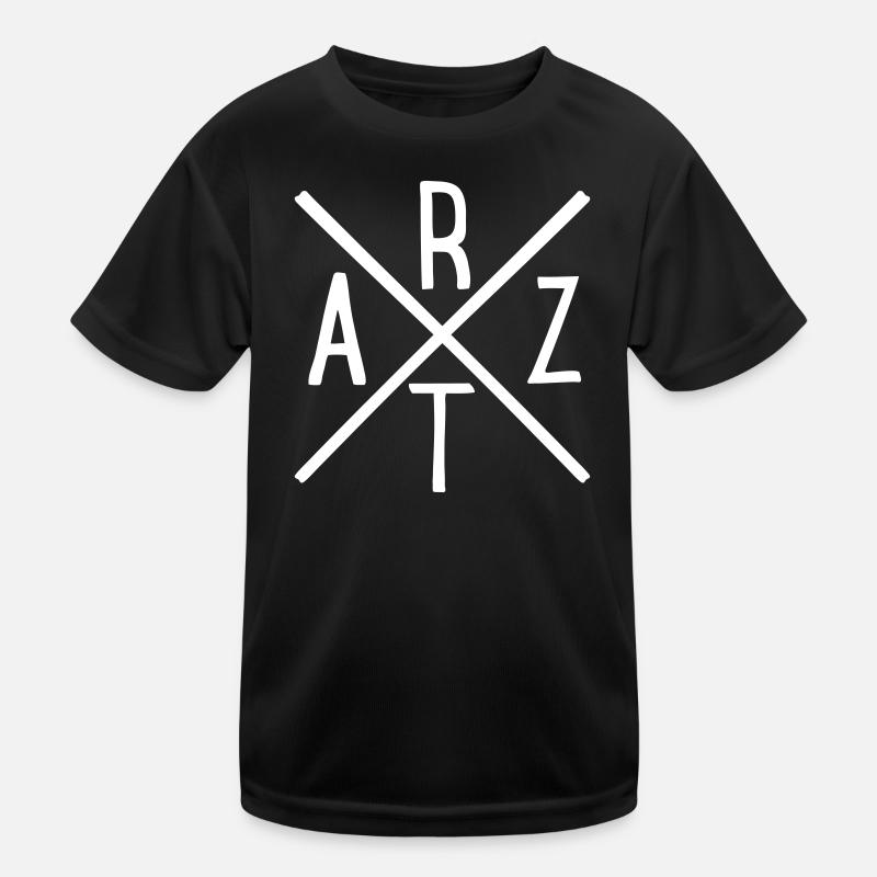 Arzt Kinder Funktions-T-Shirt