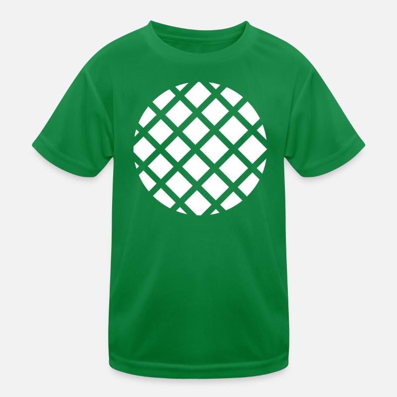 pie circle grid Kids Functional T-Shirt