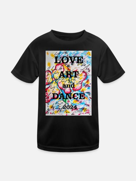 Flower girl - Kids Functional T-Shirt - black - Front