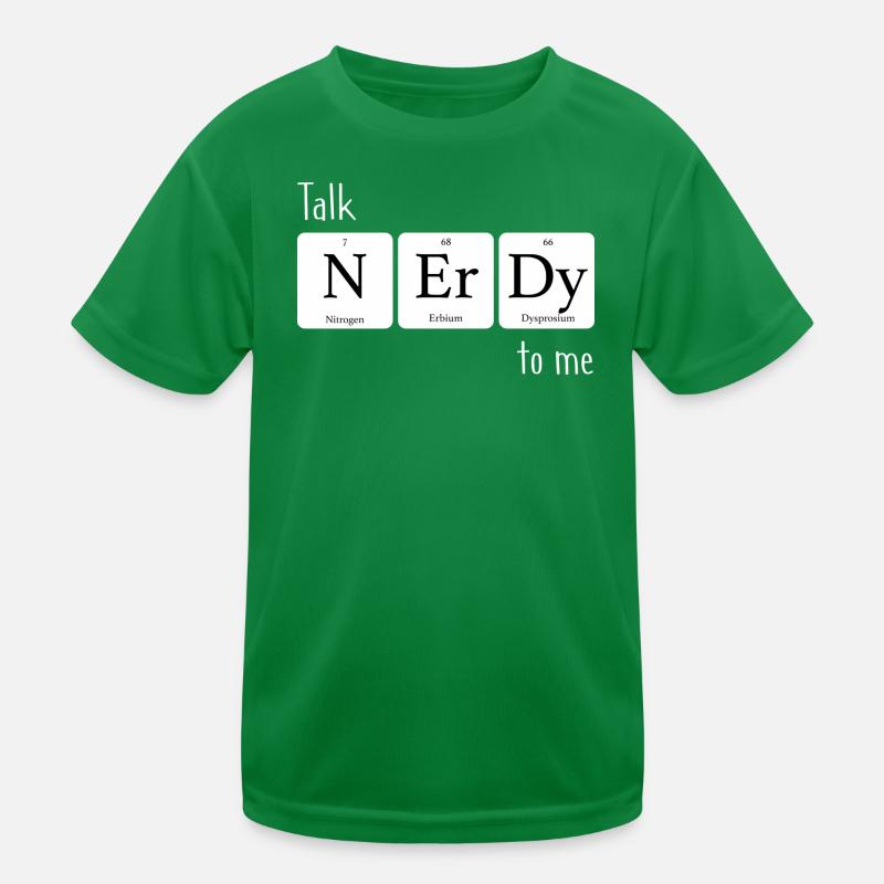 Elements Talk nerdy to me Kinder Funktions-T-Shirt
