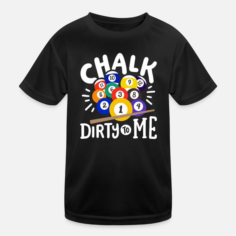 Poolspieler Billard Kinder Funktions-T-Shirt