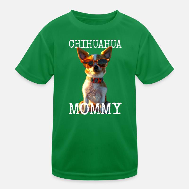 Chihuahua Mommy Mama Mutter Muttertag Chihuahuas Kinder Funktions-T-Shirt