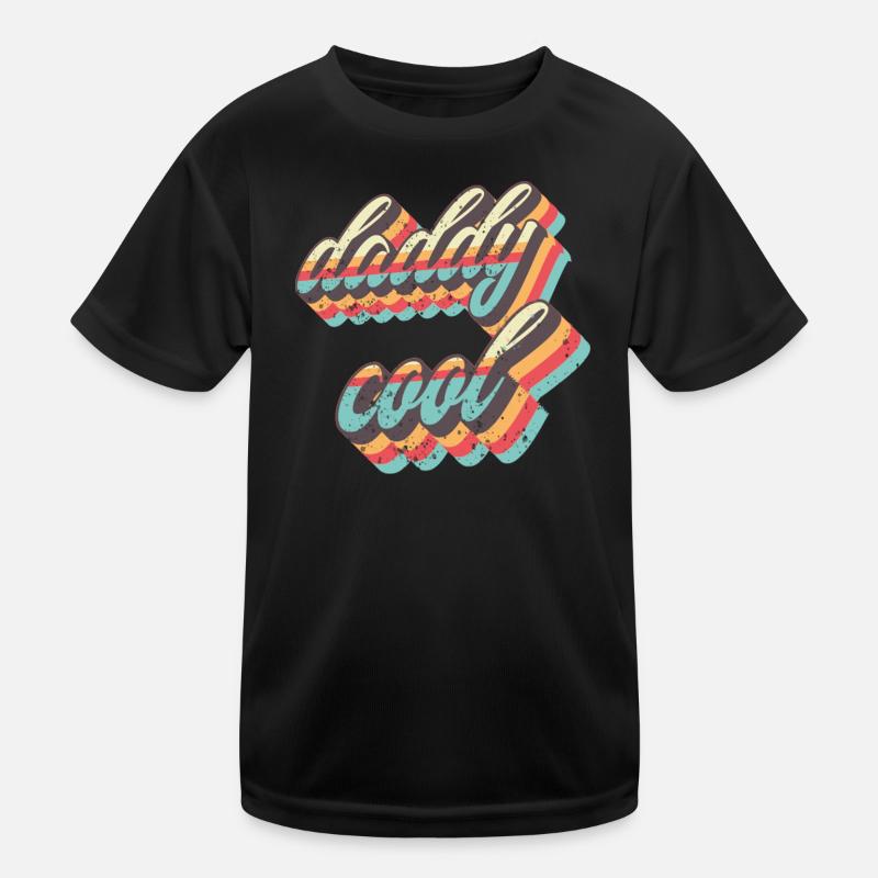 Daddy Cool Retro Straps Kinder Funktions-T-Shirt