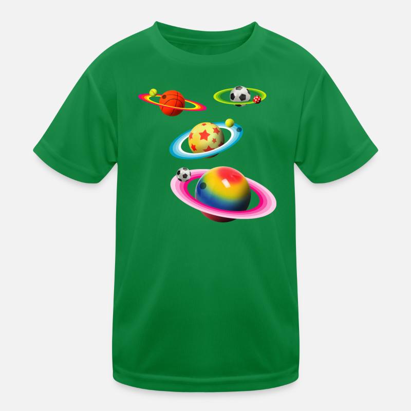 Bunte Bälle Kinder Funktions-T-Shirt