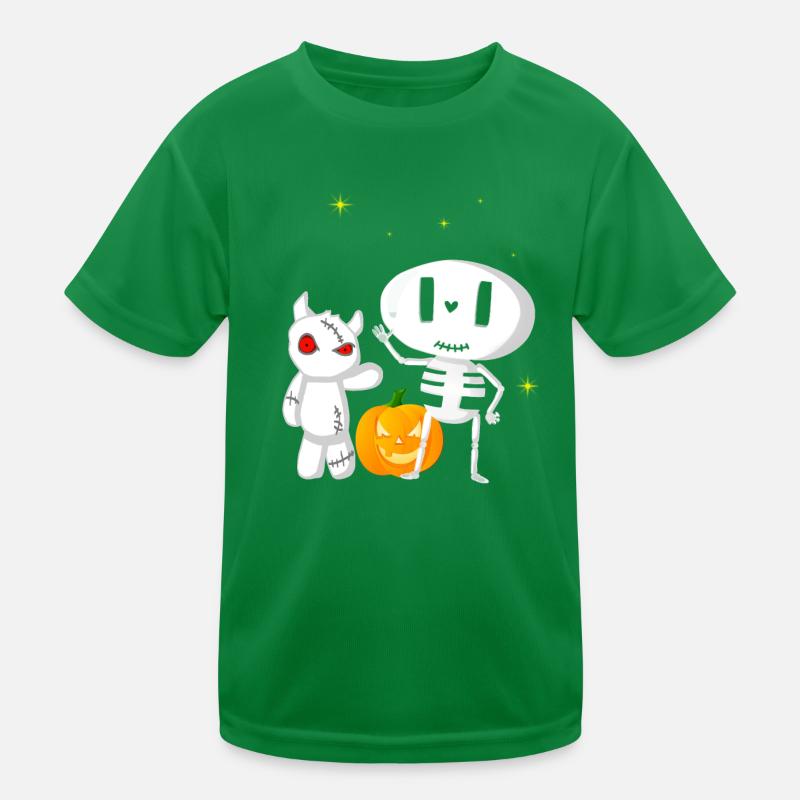 Halloweengesellschaft Gespenst und Monsterchen Kinder Funktions-T-Shirt