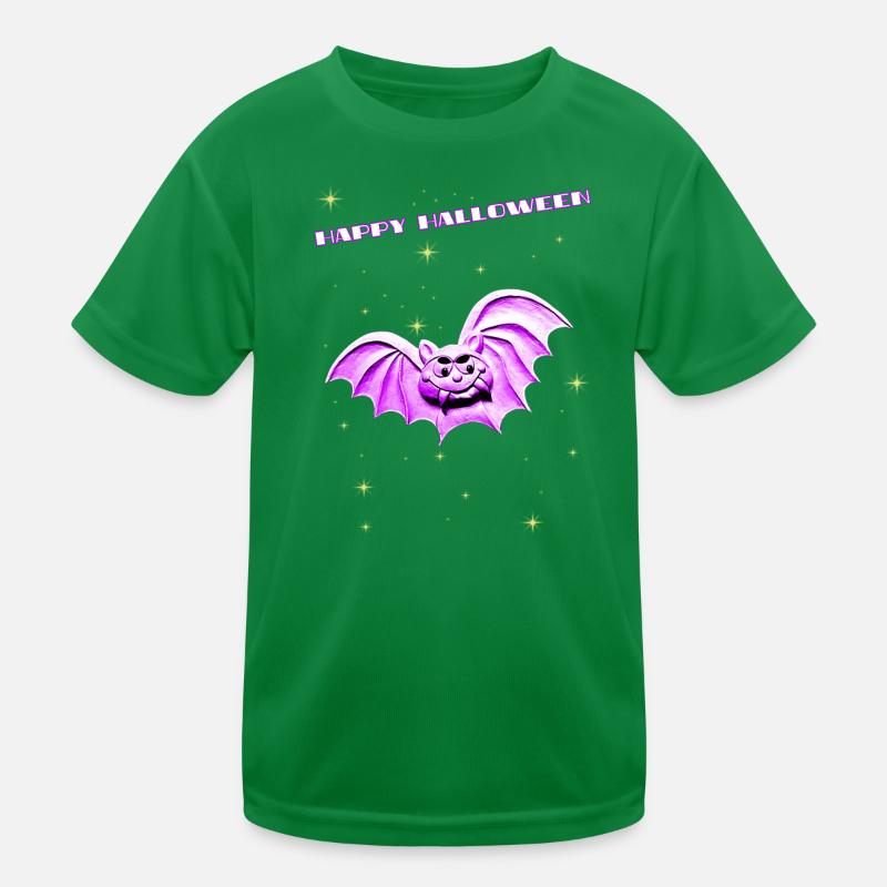 Bat for Halloween Kids Functional T-Shirt