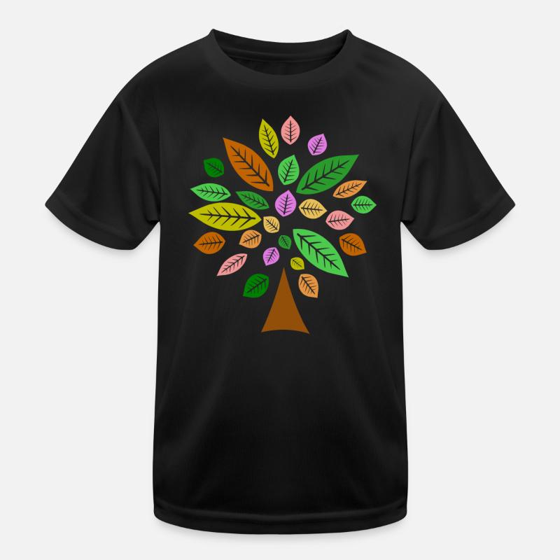 Arbre à feuilles colorées pour la mode d’automne T-shirt sport Enfant