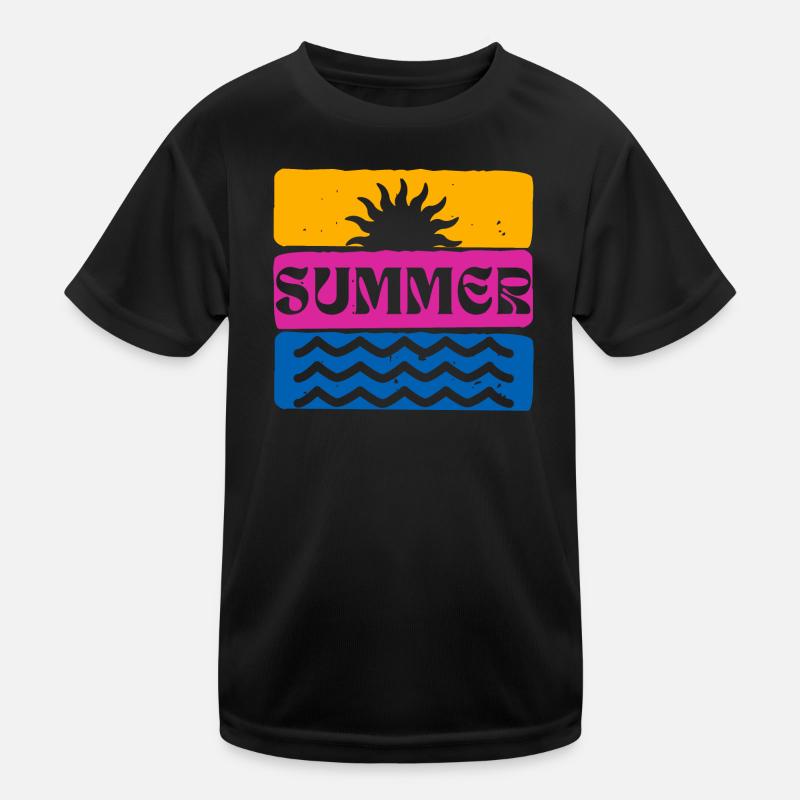Sommer Kinder Funktions-T-Shirt