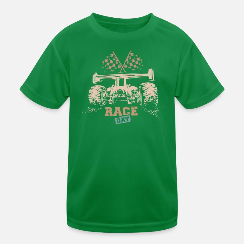 Retro Racing Car Formula Symbol Vintage Logo Racing Kids Functional T-Shirt