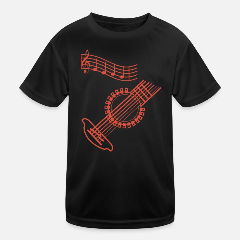 Gitarre musiker Kinder Funktions-T-Shirt