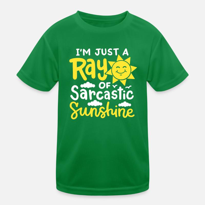 Sarkastischer Humor Sarkasmus Kinder Funktions-T-Shirt