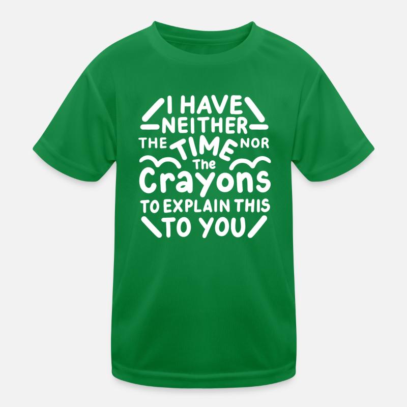 Sarkasmus Sarkastischer Spruch Kinder Funktions-T-Shirt