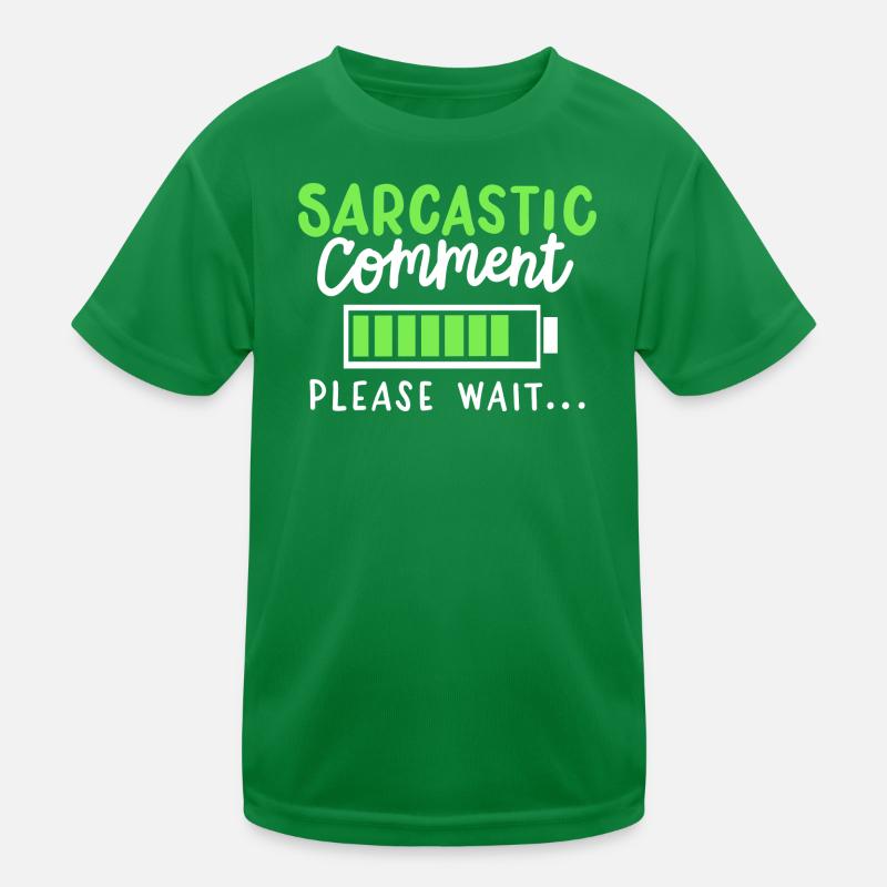sarkastisch lustig Sarkasmus Kinder Funktions-T-Shirt