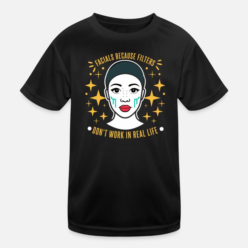 Gesicht mit Tränen: Filter nützen nichts Kinder Funktions-T-Shirt