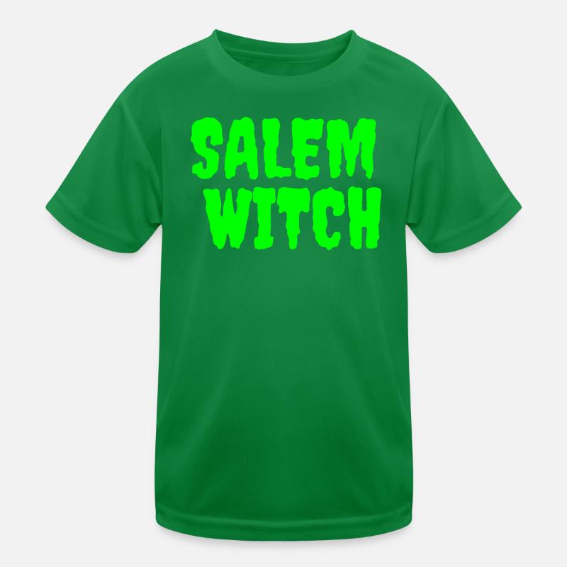 SalemWitch Halloween Design Kinder Funktions-T-Shirt