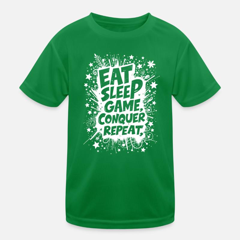 MANGER, DORMIR, JOUER, CONQUÉRIR, RÉPÉTER T-shirt sport Enfant