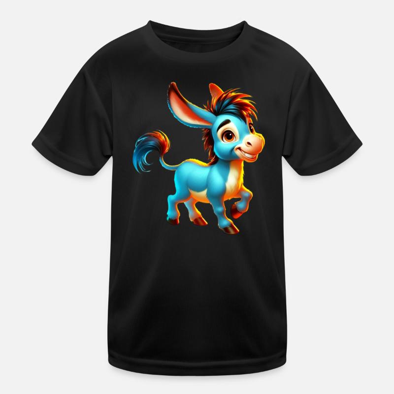 Esel-Maultier Kinder Funktions-T-Shirt