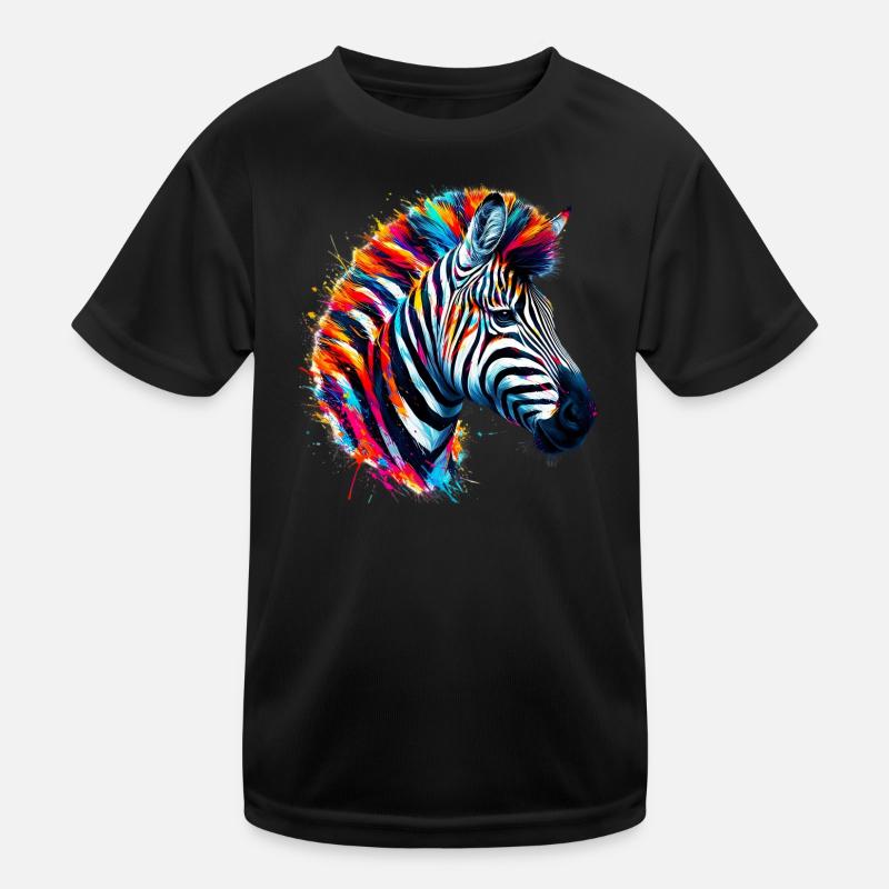 Zebra Kids Functional T-Shirt