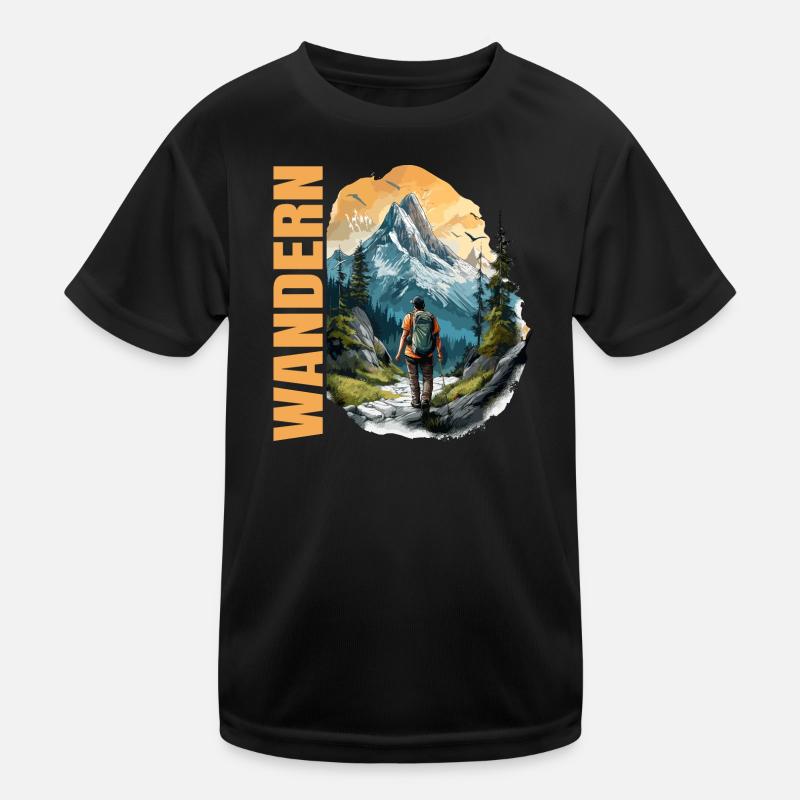 Wandern Kinder Funktions-T-Shirt