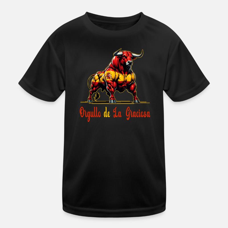 Le design du drapeau de Pride La Graciosa T-shirt sport Enfant