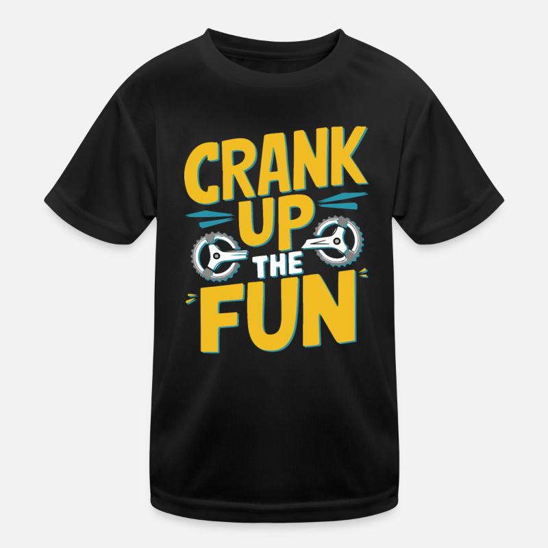 Drehen Sie den Spaß auf Kinder Funktions-T-Shirt