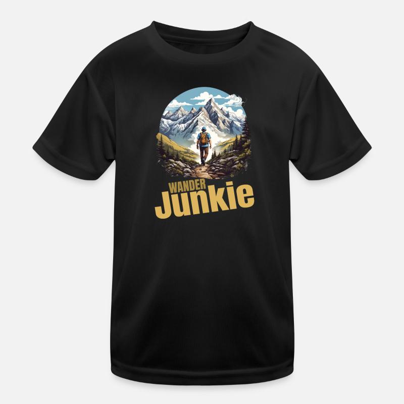 Wander Junkie Kinder Funktions-T-Shirt