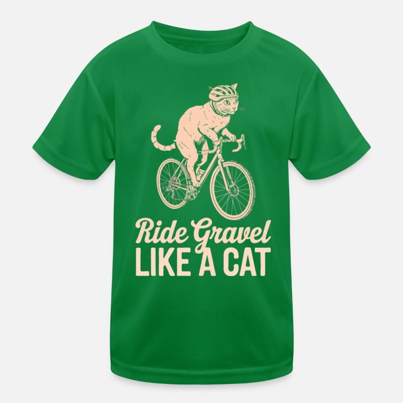 Roulez sur le gravier comme un chat T-shirt sport Enfant