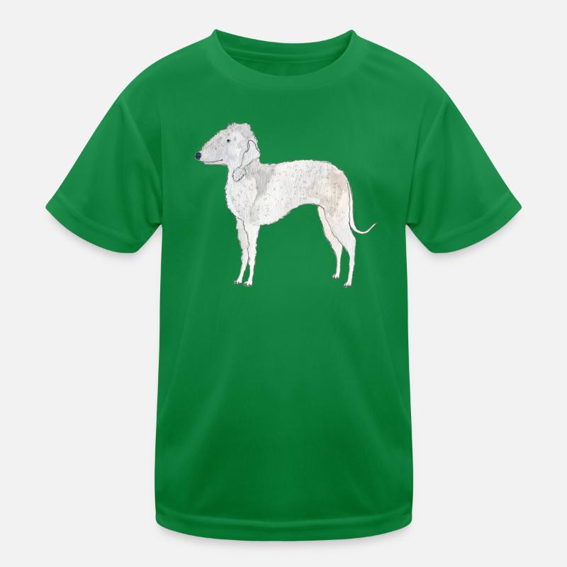 Bedlington Terrier Kids Functional T-Shirt