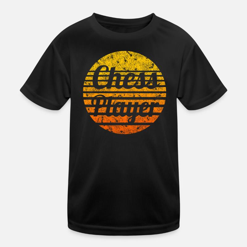 Échecs au coucher du soleil T-shirt sport Enfant