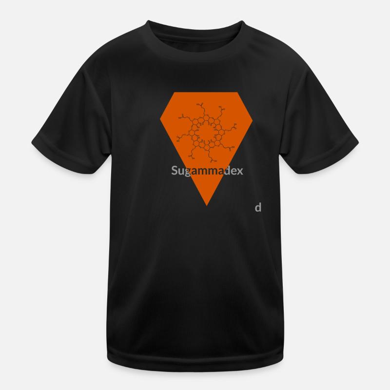 Sugammadex - Kids Functional T-Shirt - black