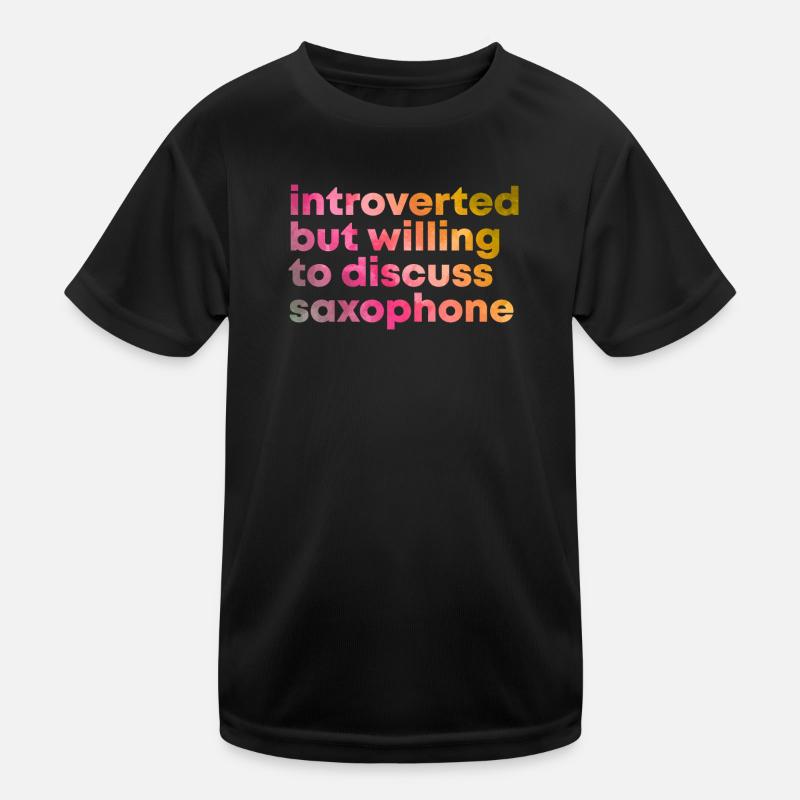 saxophone T-shirt sport Enfant