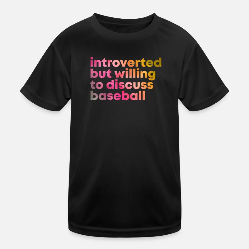 Baseball Kids Functional T-Shirt