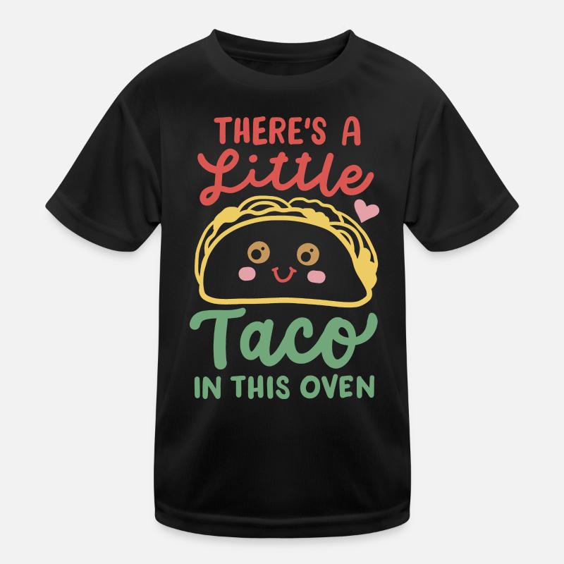 Schwangerschaftsankündigung Cinco de Mayo Kinder Funktions-T-Shirt