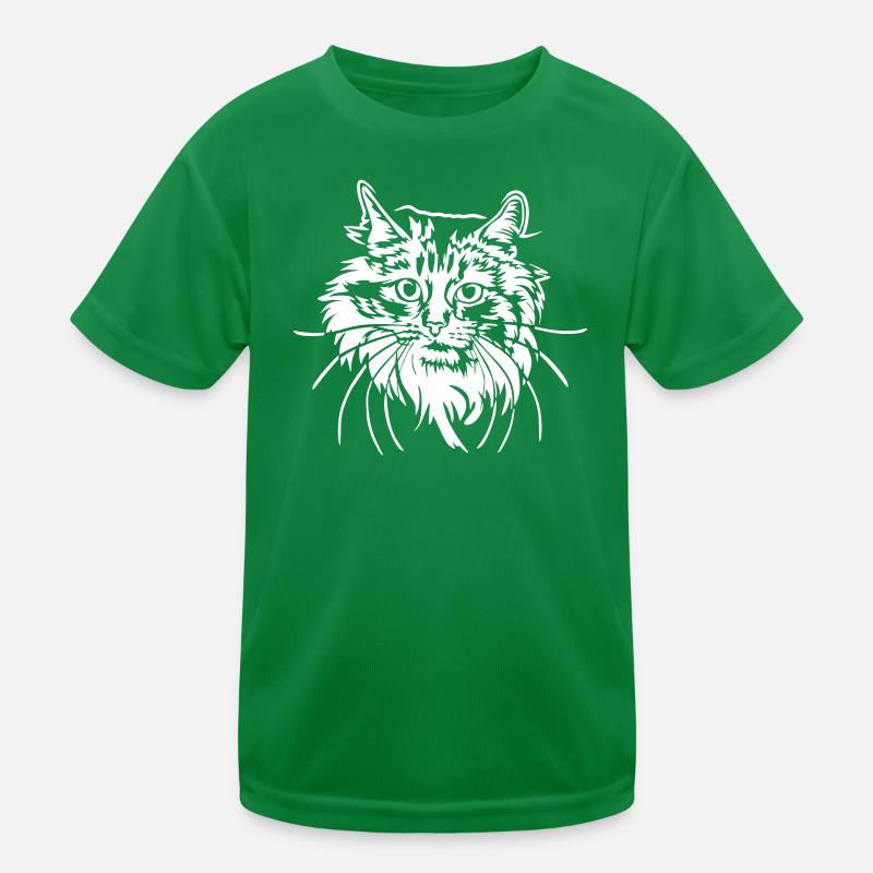 Chat des forêts norvégiennes « Black Edition » T-shirt sport Enfant