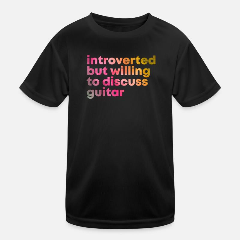Guitarist Kids Functional T-Shirt