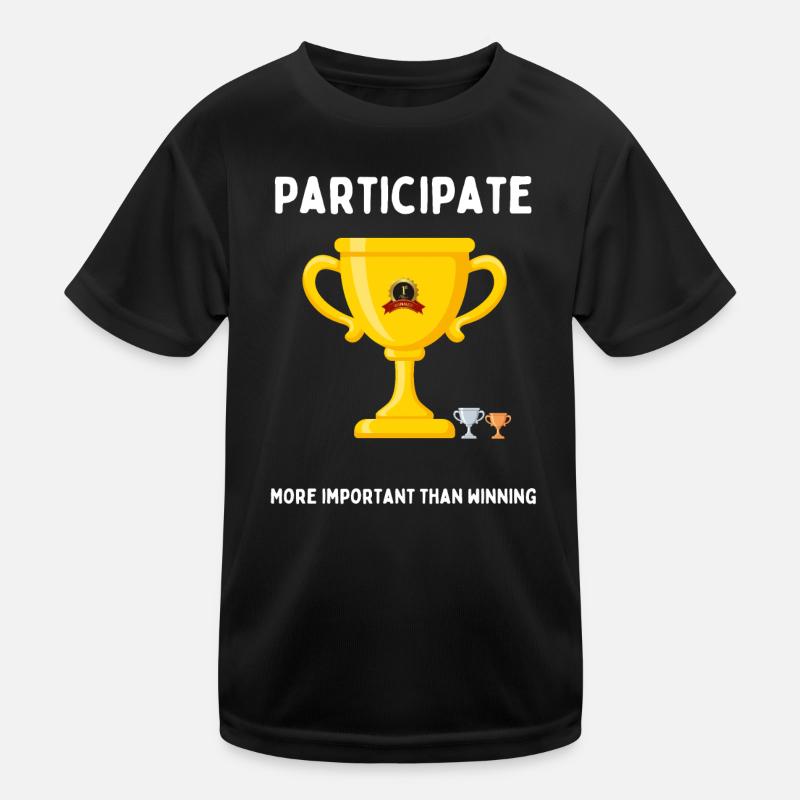 Participate - Kids Functional T-Shirt - black