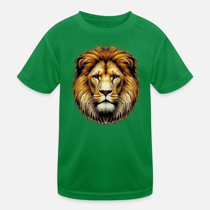 Löwe Kinder Funktions-T-Shirt