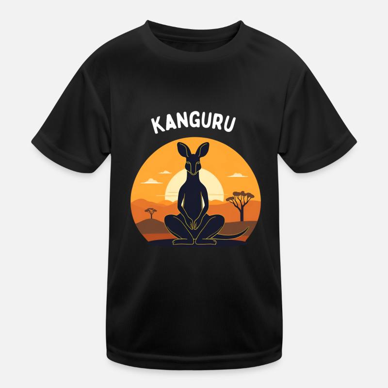 Kanguru Kinder Funktions-T-Shirt