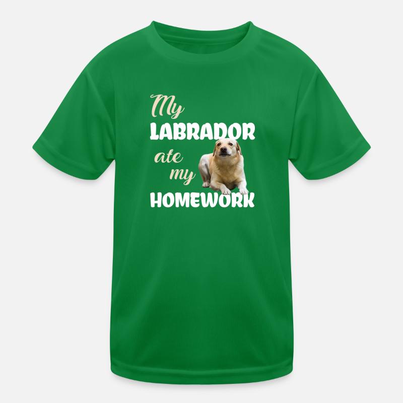 Devoirs du Labrador T-shirt sport Enfant
