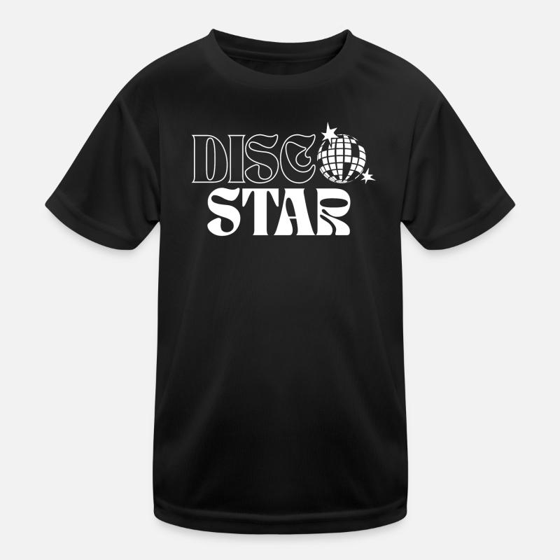 Motif d’étoiles disco rétro T-shirt sport Enfant