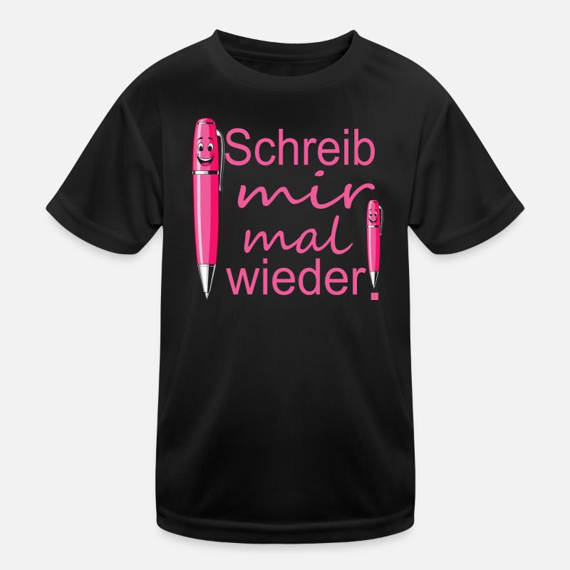 Brieffreundschaft Kinder Funktions-T-Shirt