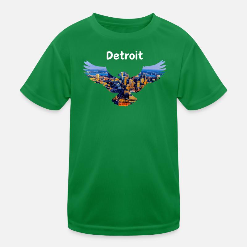 Detroit Eagle Kids Functional T-Shirt