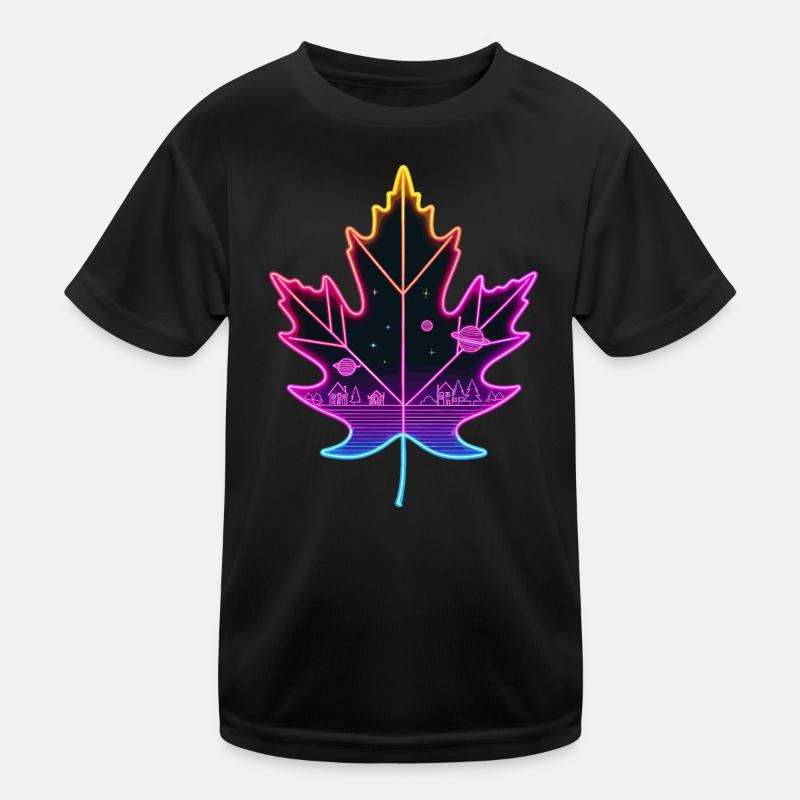 Maple leaf Kids Functional T-Shirt