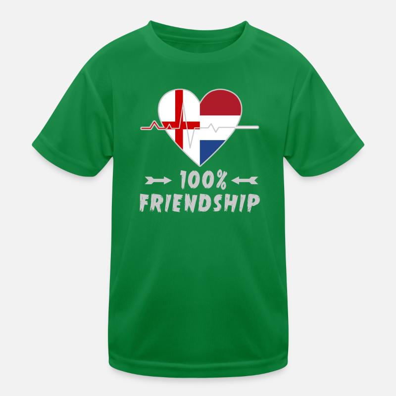 L'Angleterre et les Pays-Bas : amitié à 100 % T-shirt sport Enfant