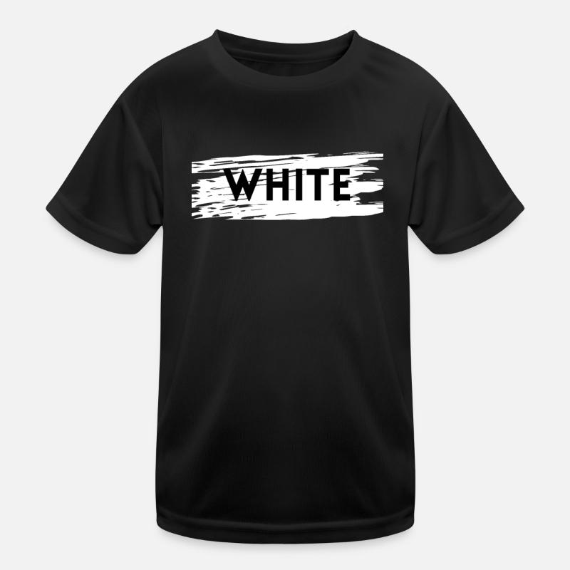White Kids Functional T-Shirt