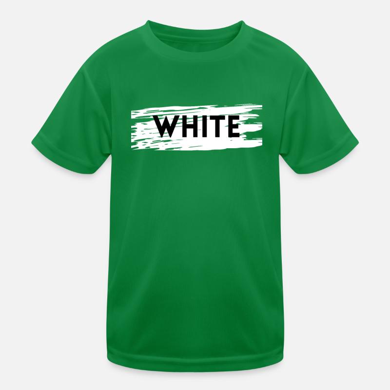 White Kids Functional T-Shirt